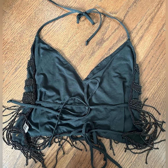 Beaded Halterneck Top - Picture 3 of 3